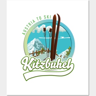 Kitzbuhel austria to ski Posters and Art